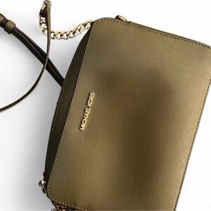 Michael Kors Khaki Crossbody Bag